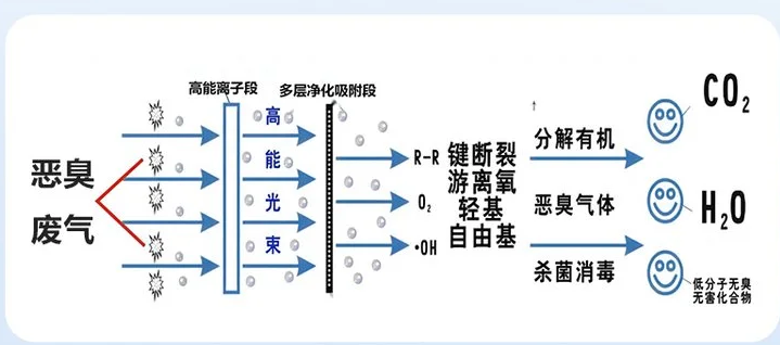 空气高效净化除臭箱原理